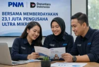 PNM dan Danantara Bidik Kesejahteraan 23,1 Juta Pengusaha Ultra Mikro 
(Foto: PNM/liputan6/AI)