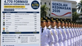 Sekolah Kedinasan 2026 Buka 4.770 Formasi, Pendaftaran Dimulai 18 Agustus
(Foto: ANTARA/Raisan Al-Farisi/detik/AI)