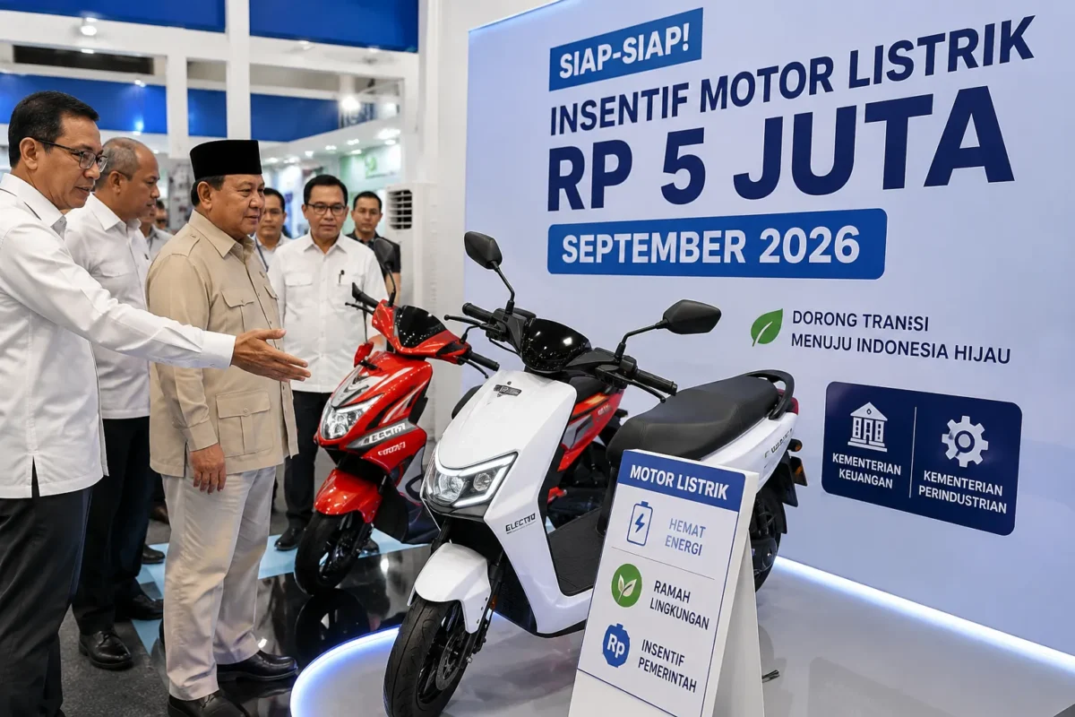 Siap-Siap! Motor Listrik Bakal Dapat Insentif Rp5 Juta September 2026
(Foto: Sekretariat Presiden/suara/AI)