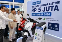 Siap-Siap! Motor Listrik Bakal Dapat Insentif Rp5 Juta September 2026
(Foto: Sekretariat Presiden/suara/AI)