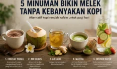 Ngantuk tapi Takut Kebanyakan Kopi? Coba 5 Minuman Ini