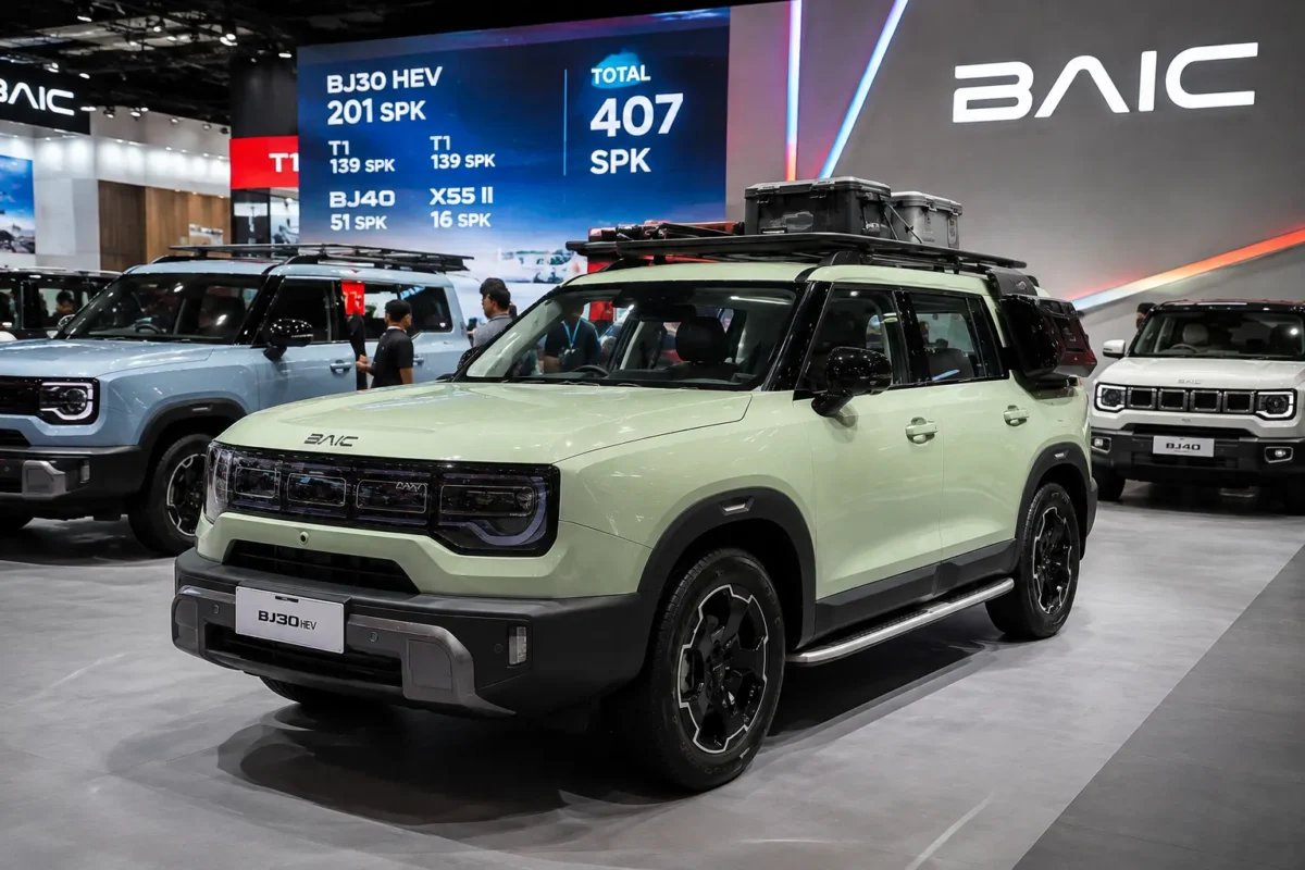 BJ30 HEV Jadi Terlaris BAIC di GIIAS 2026, Raih 201 SPK
(Foto: Ist/wartaekonomi
/AI)