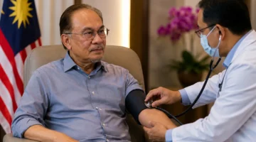 Di Hari Ulang Tahun ke-79, Anwar Ibrahim Jalani Pemeriksaan Kesehatan
(Foto: amp.kontan
/AI)