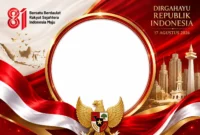 Mau Foto Profil Bernuansa Merah Putih? Ini 20 Link Twibbon HUT ke-81 RI 2026(Foto: Twibbon HUT ke-81 RI. (Twibbonize)
/detik/AI)