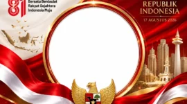 Mau Foto Profil Bernuansa Merah Putih? Ini 20 Link Twibbon HUT ke-81 RI 2026(Foto: Twibbon HUT ke-81 RI. (Twibbonize)
/detik/AI)