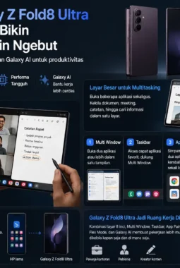 Samsung Galaxy Z Fold8 Ultra Punya Fitur yang Bikin Multitasking Makin Ngebut