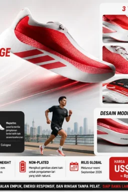 Lari Tanpa Pelat, Adidas Hyperboost Edge Tawarkan Sensasi Baru