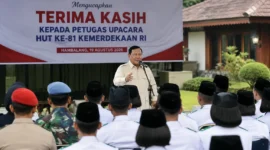 Prabowo Panggil Paskibraka hingga Penerjun HUT ke-81 RI ke Hambalang
(Foto: Tribunnews
/Sekretariat Kabinet
/AI)
