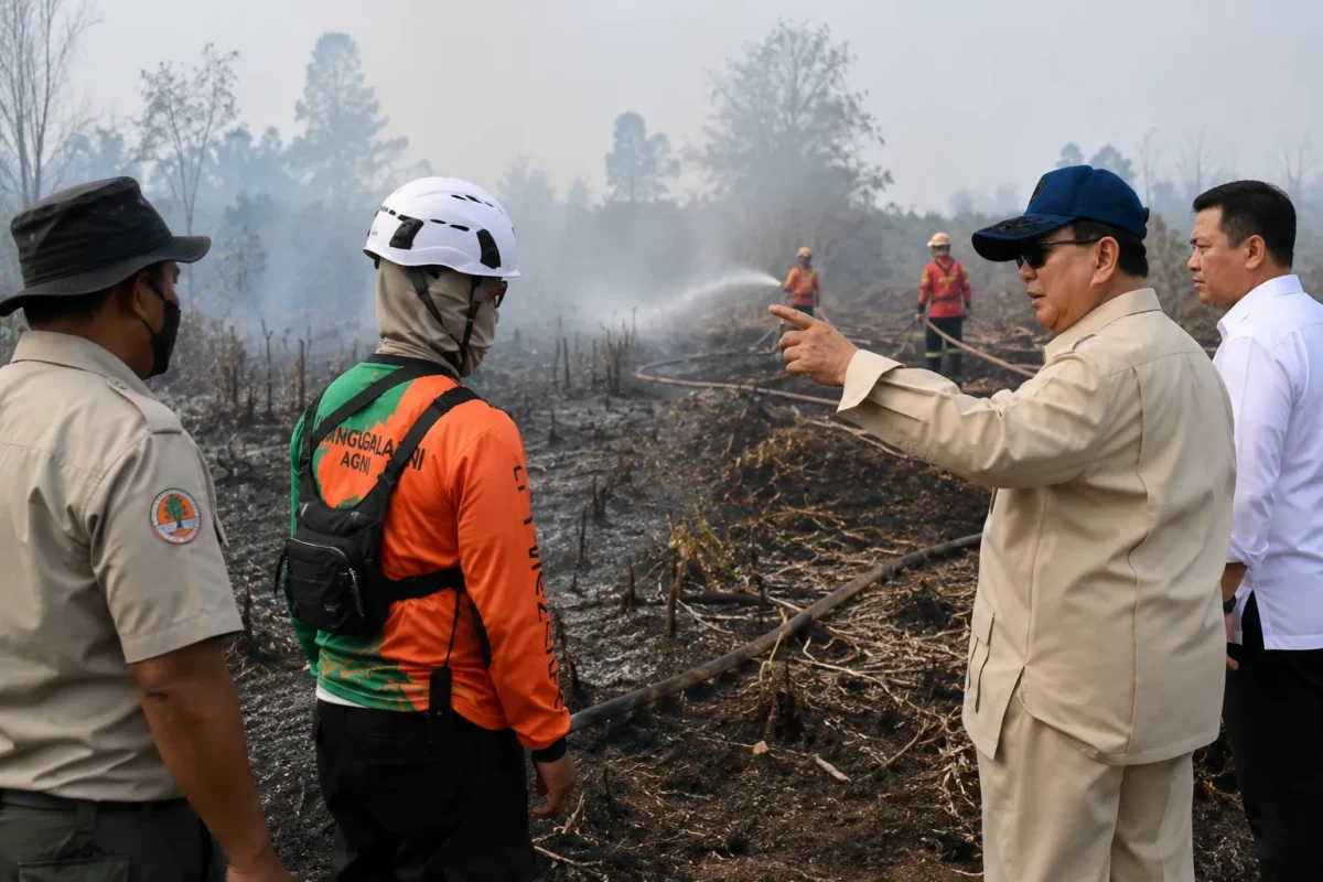 Karhutla Kubu Raya Membara, Prabowo Turun ke Lokasi dan Beri Instruksi Tegas
(Foto: ANTARA/HO-BPMI Sekretariat Presiden
/m.jpnn/AI)