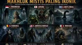 Misteri dari 6 Negara: Kuntilanak, Dracula, Bigfoot hingga La Llorona
(Foto: ILS/kabarinaja/AI)