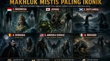 Misteri dari 6 Negara: Kuntilanak, Dracula, Bigfoot hingga La Llorona
(Foto: ILS/kabarinaja/AI)
