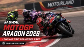 MotoGP Aragon 2026: Ini Jadwal Lengkap dari FP1 hingga Race
(Foto: REUTERS/Paul Childs/detik/AI)