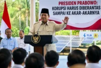 Korupsi Menggerogoti Keuangan Negara, Prabowo Minta Berantas sampai Akar(Foto: setkab
/AI)