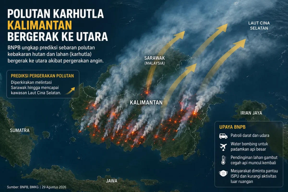 Karhutla Kalimantan Meluas, Polutan Diprediksi Bergerak ke Utara
(Foto: ils/Dok. Media Group Network (MGN)
/metrotvnews/AI)