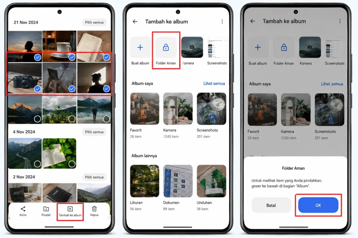 Cara Sembunyikan File di Android dengan Mudah, Bisa Pakai Folder Aman(Foto: carisinyal/AI)