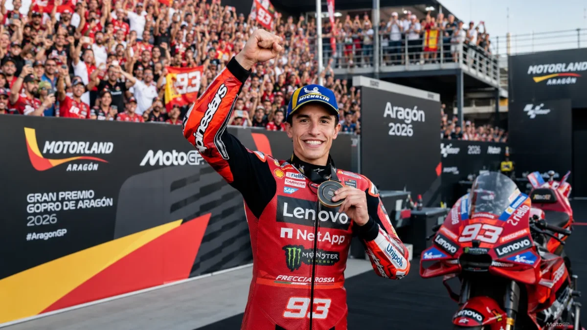 MotoGP Aragon 2026: Marc Márquez Kembali Berjaya, Acosta dan Bezzecchi Tak Berkutik
(Foto: Instagram resmi Marc Marquez/medcom
/AI)