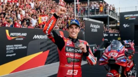 MotoGP Aragon 2026: Marc Márquez Kembali Berjaya, Acosta dan Bezzecchi Tak Berkutik
(Foto: Instagram resmi Marc Marquez/medcom
/AI)