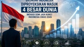PwC Proyeksikan Indonesia Jadi Ekonomi Terbesar Ke-4 Dunia, Inovasi SDM Jadi Kunci Indonesia Emas 2045(Foto: CNBC Indonesia/Faisal Rahman/AI)