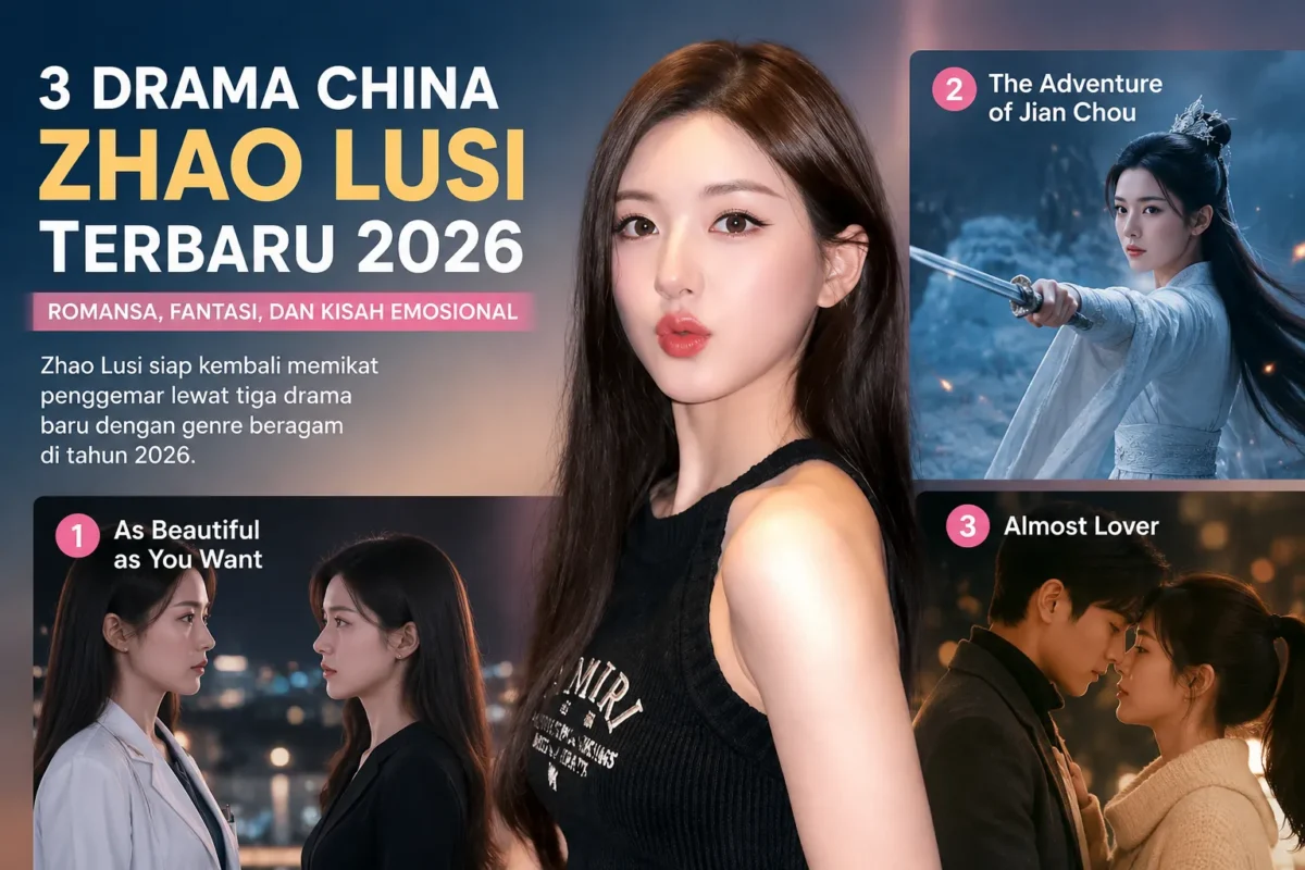 Penggemar Zhao Lusi Wajib Tahu! Ini 3 Drama China Terbaru yang Siap Menghibur pada 2026(Foto: instagram
/@rooosyzh09/AI)