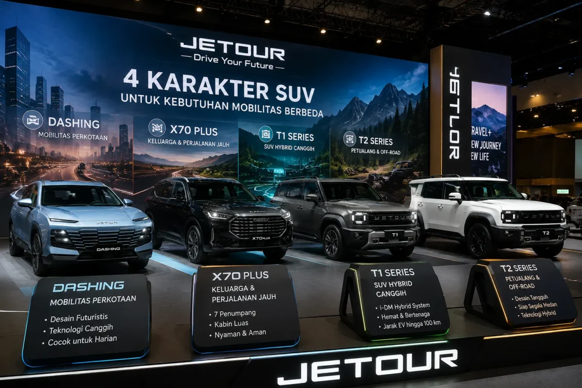 Mau SUV Sesuai Kebutuhan? Jetour Siapkan Empat Pilihan Berkarakter di GIIAS 2026
(Foto: tribunnews
/AI)