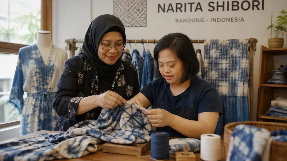 Omzet Melejit, Narita Shibori Justru Perluas Pemberdayaan Disabilitas
(Foto: Dok. Pertamina
/kumparan/AI)