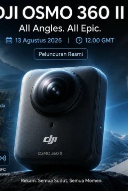 Wajah DJI Osmo 360 II Mulai Terungkap, 8K 60fps Jadi Senjata Baru?