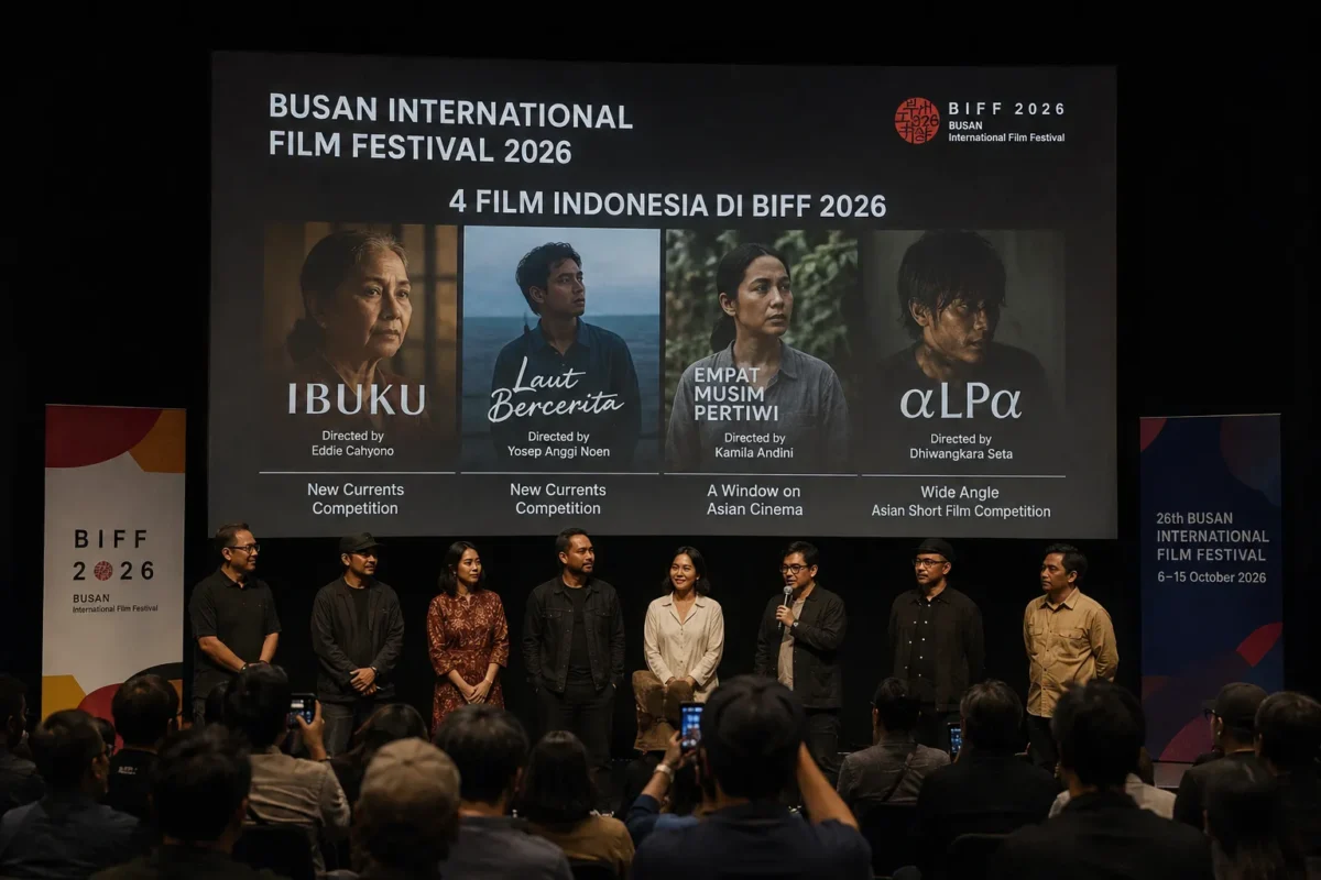 BIFF 2026 Digelar, 4 Film Indonesia Siap Bawa Cerita Tanah Air ke Asia
(Foto: suaramerdeka/AI)
