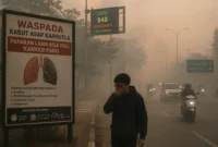 Waspada Kabut Asap Karhutla, Paparan Lama Bisa Picu Kanker Paru
(Foto: ILS/rri/A)