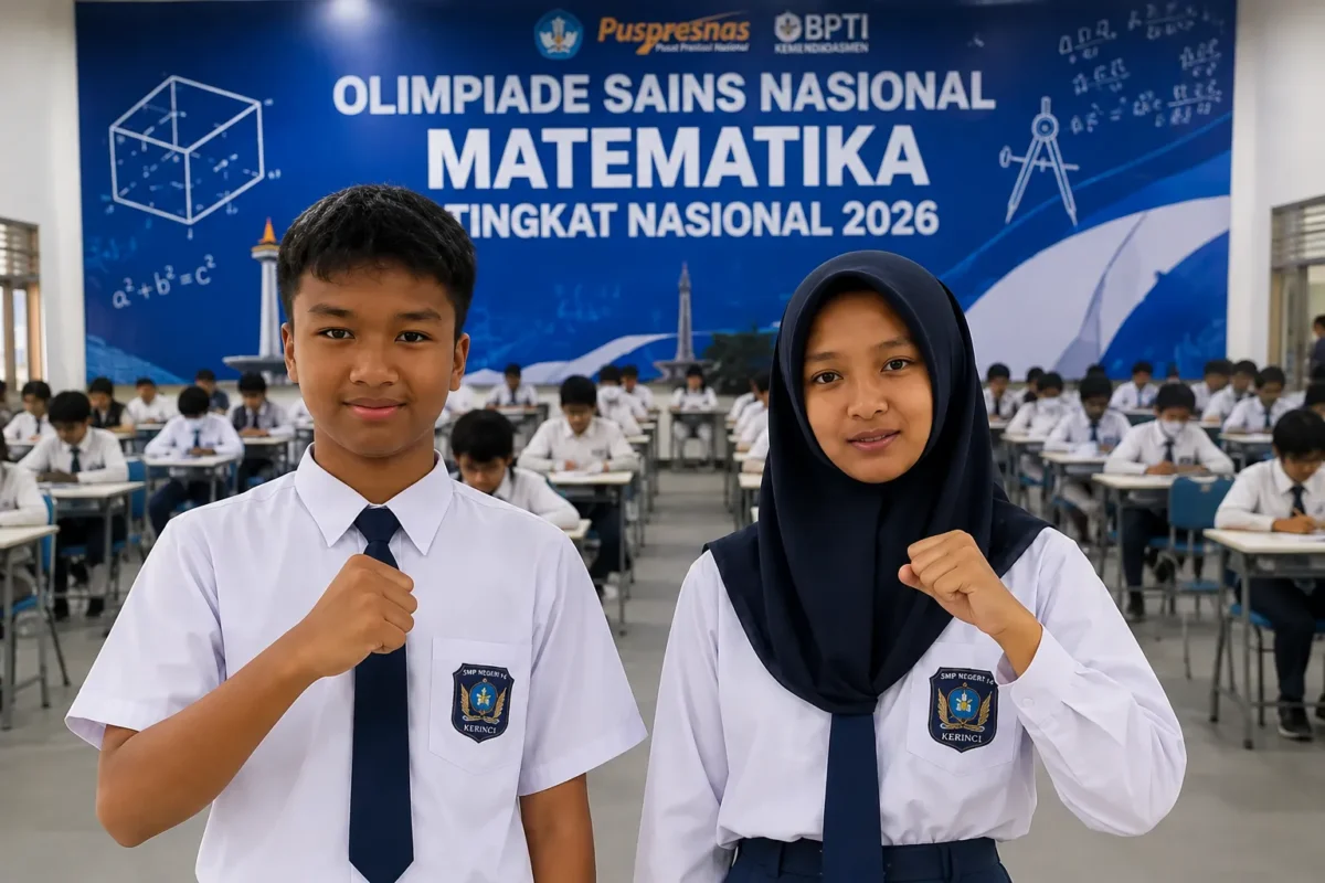 Dua Siswa SMP Kerinci Tembus OSN Nasional, Buktikan Talenta Daerah Tak Kalah
(Foto: Asep Sanjaya
/rri/AI)