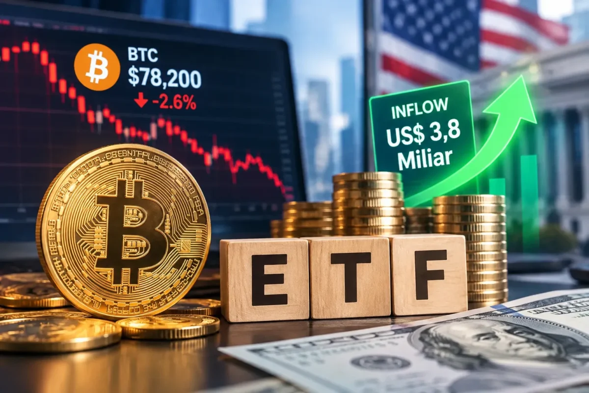 Bitcoin Tertekan, Investor Malah Borong ETF hingga US$3,8 Miliar dalam 3 Pekan
(Foto: ils/Shutterstock/gopixa/kontan/AI)