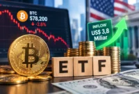 Bitcoin Tertekan, Investor Malah Borong ETF hingga US$3,8 Miliar dalam 3 Pekan
(Foto: ils/Shutterstock/gopixa/kontan/AI)