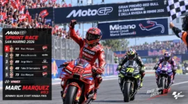 Marc Marquez Menang Sprint MotoGP San Marino 2026
(Foto: AFP/liputan6
/AI)