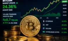 Bitcoin Menguat Tajam, Transaksi Kripto Agustus Tembus Rp8,7 Triliun
