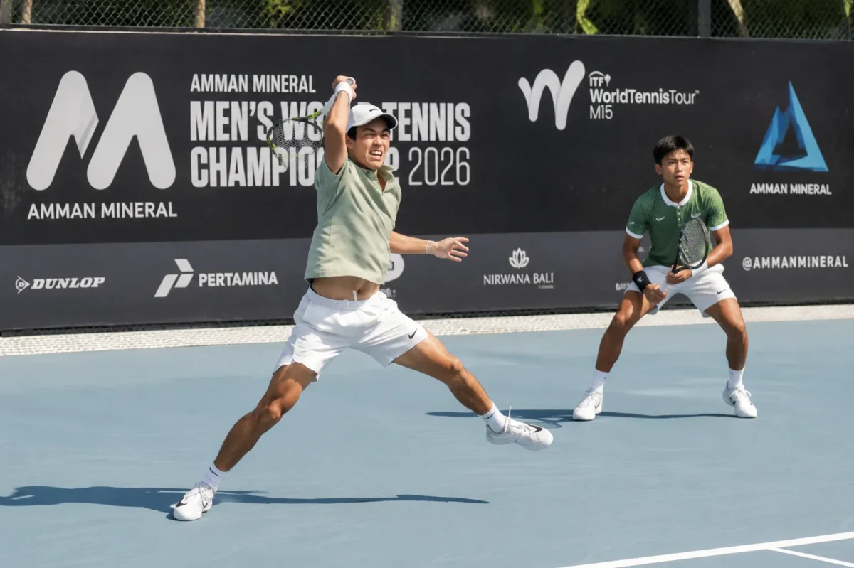 Nathan Barki ke Perempatfinal, Rafalentino/Ethan Tumbangkan Unggulan 1
(Foto: Him as Amman/rri/AI)