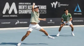 Nathan Barki ke Perempatfinal, Rafalentino/Ethan Tumbangkan Unggulan 1
(Foto: Him as Amman/rri/AI)