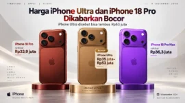 iPhone Ultra Tembus Rp53 Juta? Bocoran Harga iPhone 18 Pro Ikut Bikin Kaget 
(Foto: Whylab
/kompas/AI)