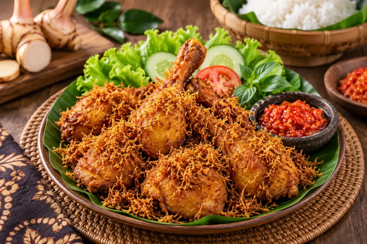 Cara Membuat Ayam Goreng Lengkuas, Ungkep Bumbu Kuning Jadi Makin Gurih
(Foto: dapurkobe
/disway/AI)