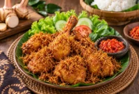 Cara Membuat Ayam Goreng Lengkuas, Ungkep Bumbu Kuning Jadi Makin Gurih
(Foto: dapurkobe
/disway/AI)