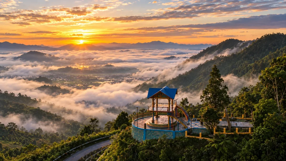 Bukit Khayangan Sungai Penuh, Negeri di Atas Awan yang Bikin Terpukau
(Foto: wisata.sungaipenuhkota/AI)