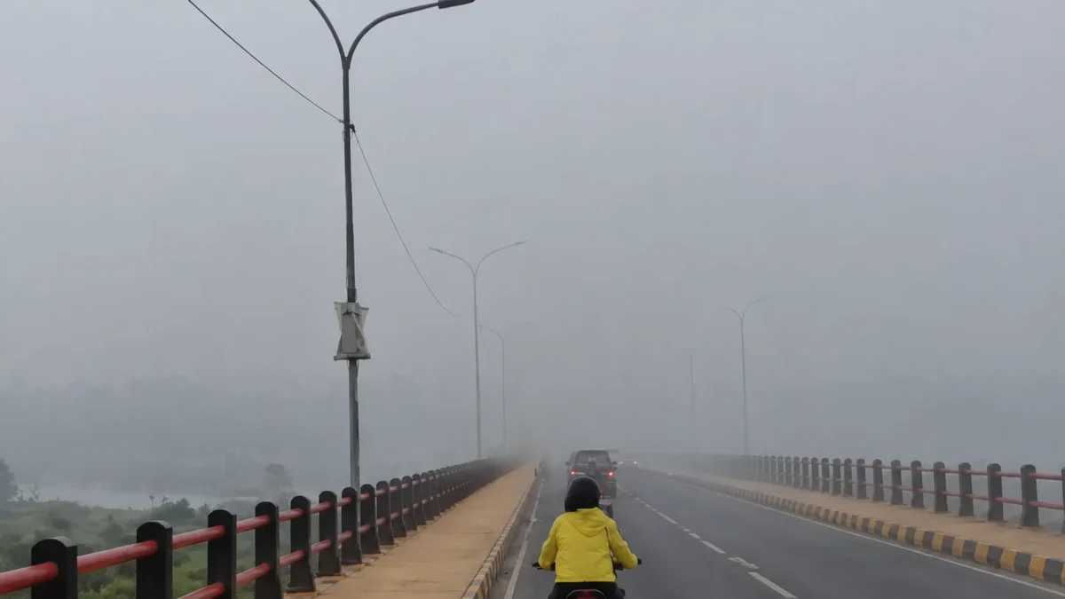 ISPU Sungai Penuh Tembus 106, Kabut Asap Ancam Kualitas Udara
(Foto: rri/AI)